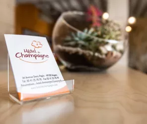 Champagne hôtel Angers