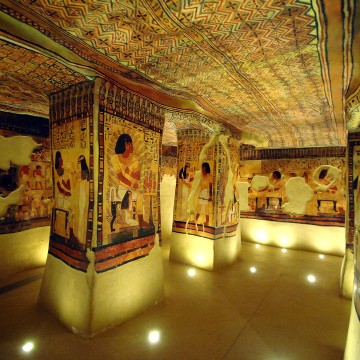 ¡Entra en las tumbas egipcias del Museo de Tessé!